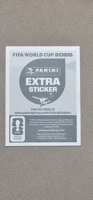 Cromo Panini Extra Jude Bellingham Mundial 2026