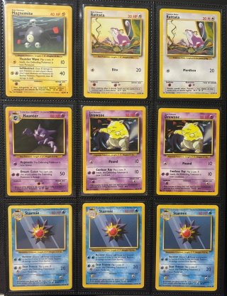 Lote Cartas Pokémon: Growlithe, Ponyta, Machoke, S