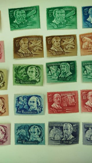 Lotto 31 Francobolli Ungheria 1948