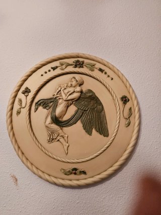 Cuadro decorativo ángel con bebé