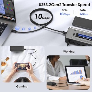Docking Station USB C 13 en 1  NUEVA