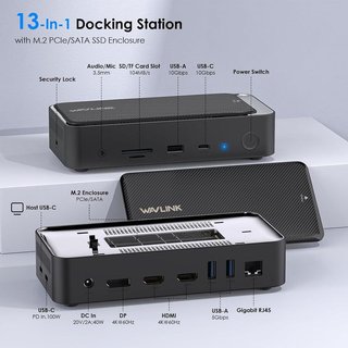 Docking Station USB C 13 en 1  NUEVA