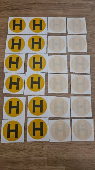 Pegatinas H Vehículo Histórico