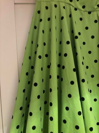 Traje de flamenca bata flamenca verde lima