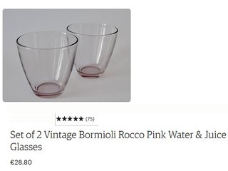 Bicchieri Bormioli Rocco Rosa Vetro