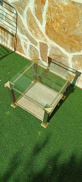 Mesa mármol cristal