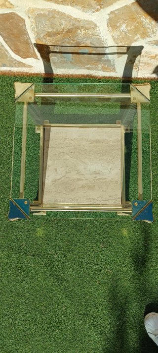 Mesa mármol cristal
