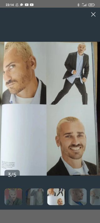 Revista ICON Antoine Griezmann Estilo