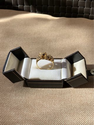 Anillo Oro 18K Doble Pantera - Diseño Vintage