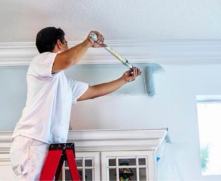 Albañil, pintor, papel pintado