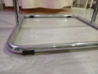 Perchero profesional RETIF metal plateado