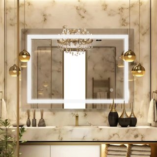 Espejo Baño Luz LED 100x60 Sunrik