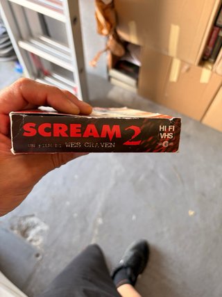 VHS Scream 2 Edición Italiana Cecchi Gori