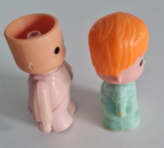2 Muñecos Pin y Pon Antiguos