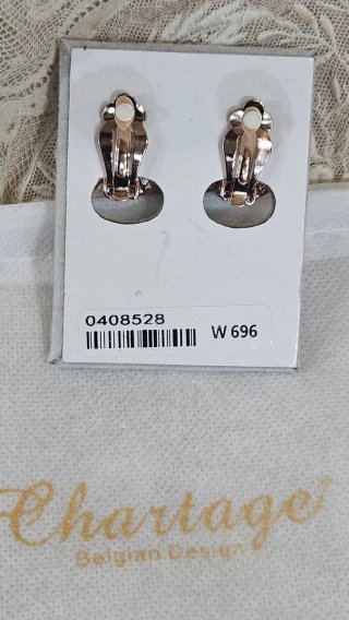 Pendientes Cristal swarovski chapado oro 18k
