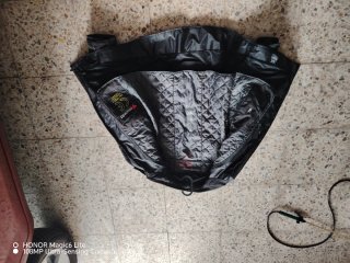 Chaqueta de moto cordura negra