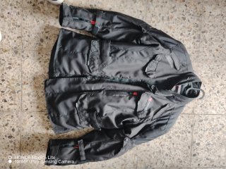 Chaqueta de moto cordura negra