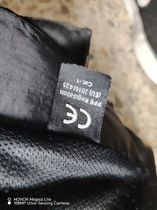 Chaqueta de moto cordura negra