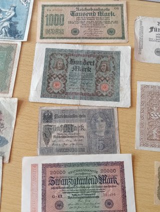 11 Billetes Antiguos Alemanes -