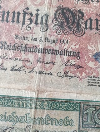 11 Billetes Antiguos Alemanes -