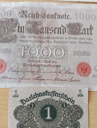 11 Billetes Antiguos Alemanes -