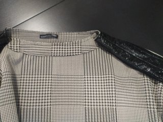 Vestido Zara cuadros detalle charol