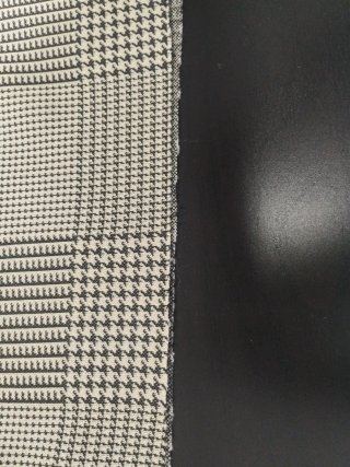 Vestido Zara cuadros detalle charol