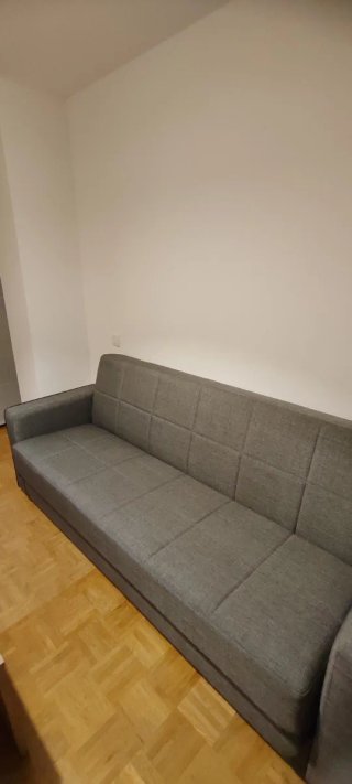 Sofá Cama de 3 plazas tapizado en gris