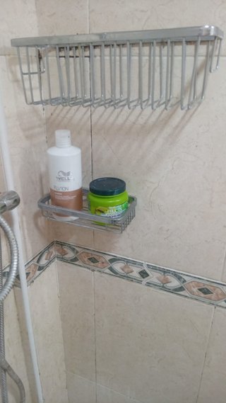 2 Estanterías ducha acero inoxidable