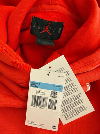 Nike Jordan Rare Air Fleece Hoodie Red Talla M y L