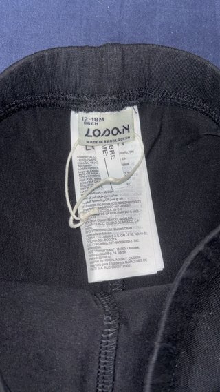 Leggings grises 12/18 meses