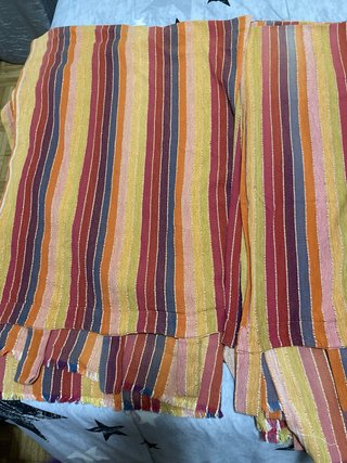 Juego de 2 cortinas rayas