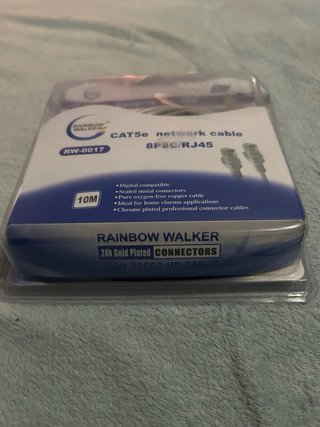 Cable Red CAT5e Rainbow Walker 10m