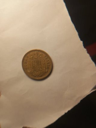 Moneda 1 Peseta Franco 1966