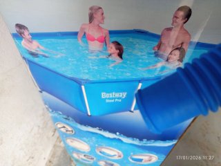 Piscina Bestway Steel Pro 4m x 2.11m x 0.81m
