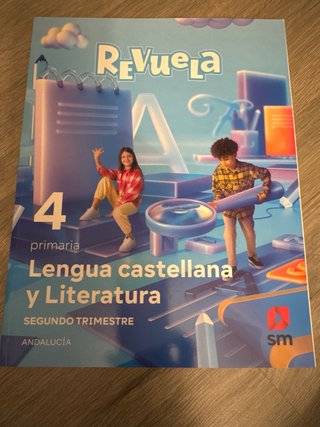 Libros de los 3 trimestres Lengua 4 Revuela