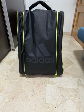 Paletero Padel Adidas Negro y Amarillo (nuevo)
