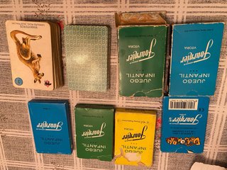 Lote de 8 Barajas Cartas Infantiles