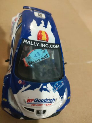 Avant Slot Peugeot 207 Rallye Slot