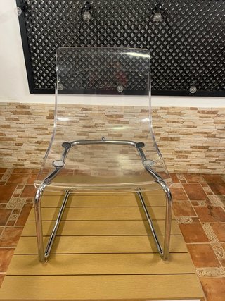 4 Sillas Tobias Ikea Transparentes