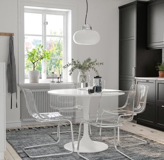 4 Sillas Tobias Ikea Transparentes