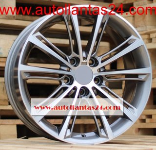 JUEGO DE 4 LLANTAS BMW 8865 GREY METAL