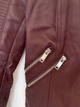 Chaqueta Biker Roja Mujer Alcott