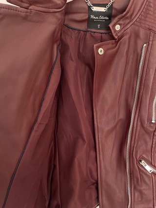 Chaqueta Biker Roja Mujer Alcott