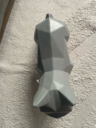 Figura Bulldog Francés Origami Gris