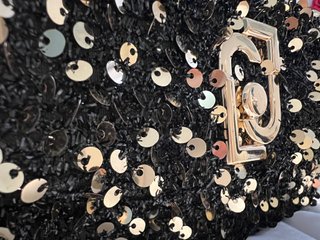 Borsa Liu Jo Nera e Dorato con Paillettes