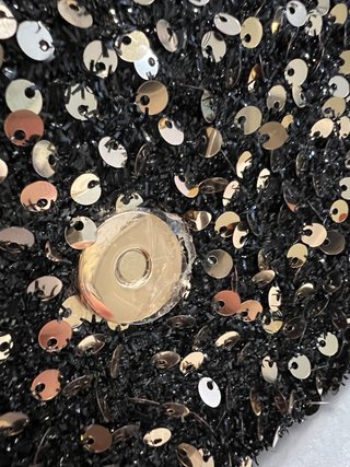 Borsa Liu Jo Nera e Dorato con Paillettes
