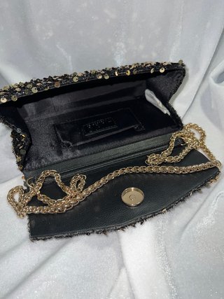 Borsa Liu Jo Nera e Dorato con Paillettes