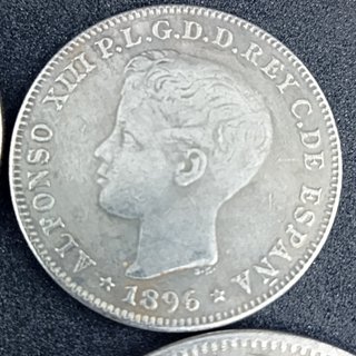 🇪🇦 4 MONEDAS DE PUERTO RICO 1895 Y 1896