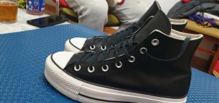Zapatillas Converse Altas Negras y Blancas